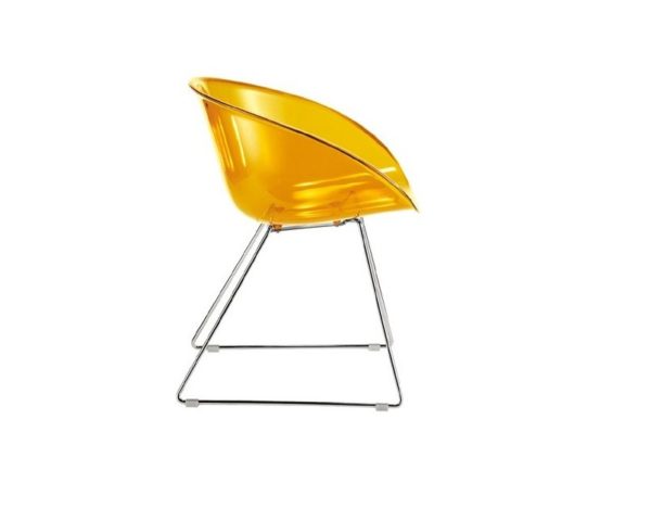 Gliss Armchair - Transparent Yellow - Sitconf