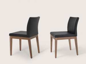 Aria Wood Side Chair - Black - Soho Concept