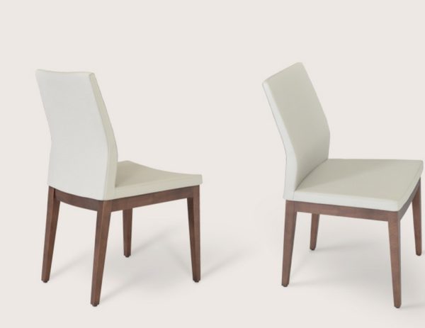 Pascha Wood Side Chair - Light Grey - Soho Concept