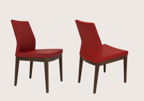 Pascha Wood Side Chair - Red - Soho Concept