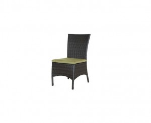 Palm Harbor Dining Side Chair with Cushion – Resin & Aluminum - Ratana