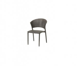 Weston Stacking Side Chair – Resin & Aluminum - Ratana